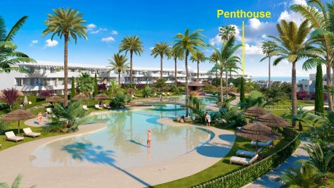 SERENITY I – Bestlage im Resort! Penthouse mit umverbaubaren Meer- u. Bergblick, 11300 La Alcaidesa (Spanien), Etagenwohnung