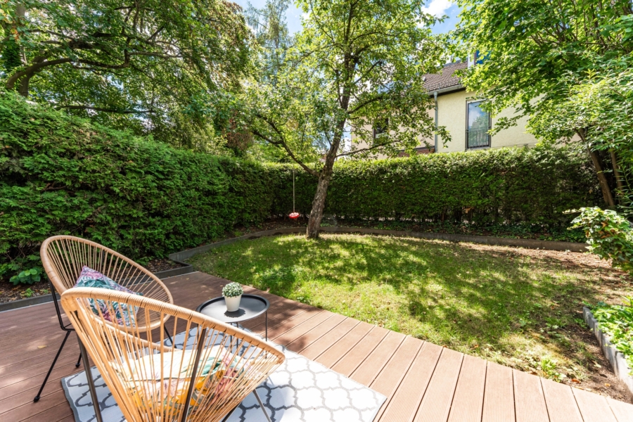 Erbpacht bis 2085 | Bezugsfreies Eckhaus mit Südgarten in ruhiger Lage, 80689 München / Pasing, Reiheneckhaus