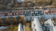 Luftbild - Schwabing – Stilvolles Wohnen mit Parkblick
