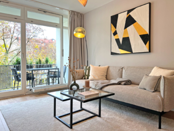 Saniertes Apartment mit Balkon in ruhiger Innenhoflage Nähe Englischem Garten - Wohnen