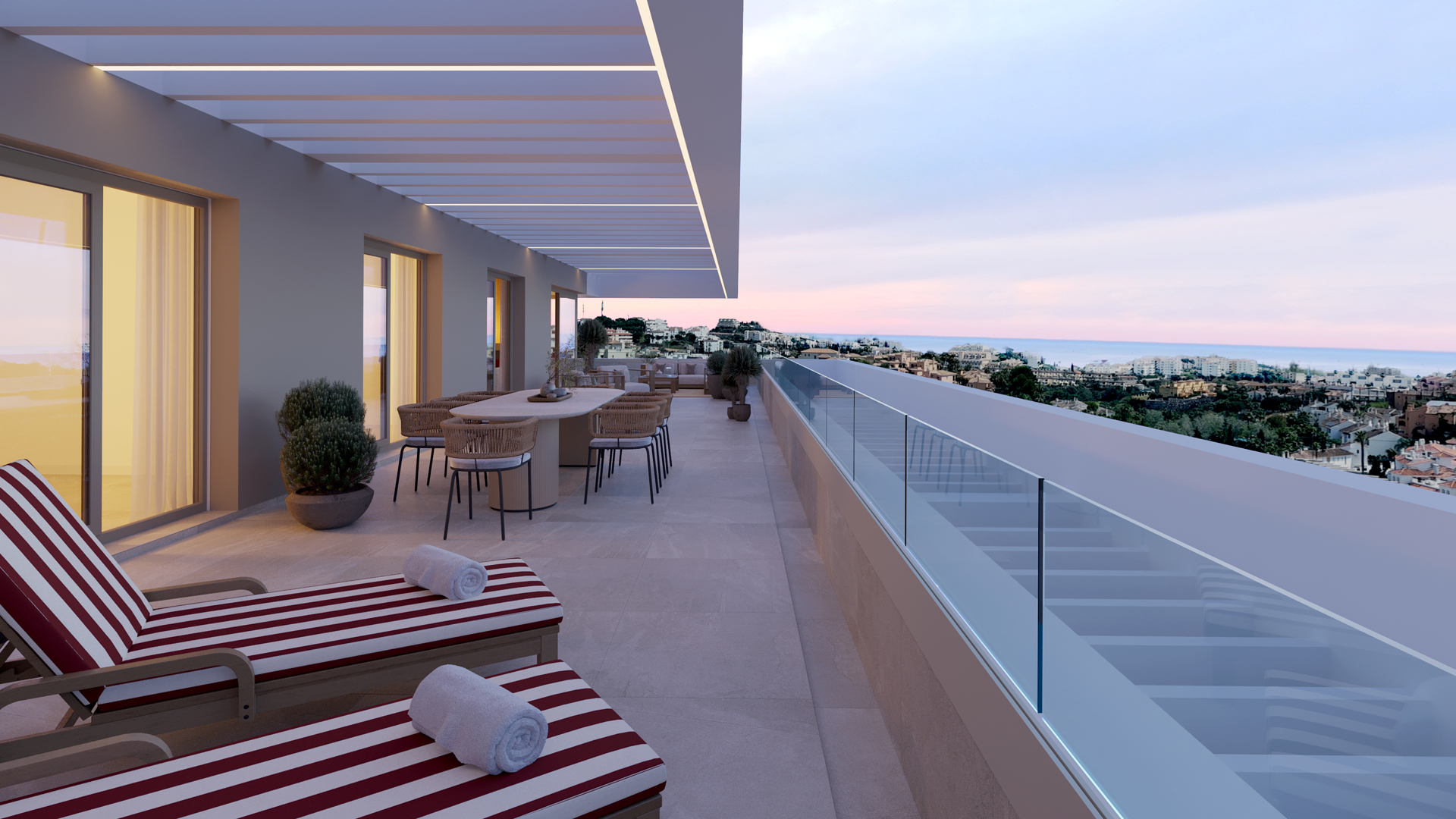 Terrrasse Penthouse