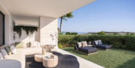 Gartenwohnung - Top Preis/Leistung mit Meerblick – Wohnen am Golfplatz oberhalb La Cala de Mijas