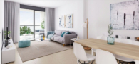 Wohnzimmer Etagenwohnung - Top Preis/Leistung mit Meerblick – Wohnen am Golfplatz oberhalb La Cala de Mijas
