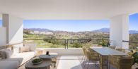 Terrasse Etagenwohnung - Top Preis/Leistung mit Meerblick – Wohnen am Golfplatz oberhalb La Cala de Mijas