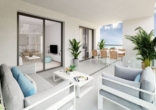 Terrasse Eckwohnung 2.OG - Top Preis/Leistung mit Meerblick – Wohnen am Golfplatz oberhalb La Cala de Mijas