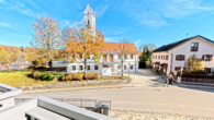 Blick vom Balkon - Neuwertige Wohnung mit zwei Balkonen im Ortskern von Winhöring