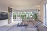 Visualisierung Wohnzimmer - Nachhaltige Architektur in Perfektion: Neubau-EFH mit top Energieeffizienz A+ (provisionsfrei)