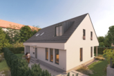 Visualisierung Ansicht Nord-West - Nachhaltige Architektur in Perfektion: Neubau-EFH mit top Energieeffizienz A+ (provisionsfrei)