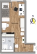 Grundriss - Modernes Studentenapartment ab sofort