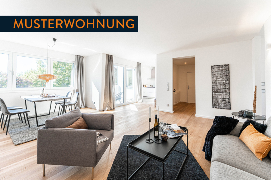 Neubau-Wohnung (A+) mit Alpenblick im 6.OG, 81375 München / Kleinhadern, Etagenwohnung
