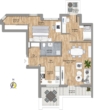 Grundriss - Neubau-Wohnung (A+) mit Alpenblick im 6.OG