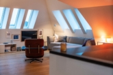 Wohnen - *VERKAUFT* Außergewöhnliche Dachgeschoss-Wohnung mit Turmzimmer