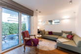 Wohnen - Traumhafte Maisonette-Gartenwohnung mit Saunahaus