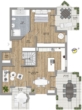 Grundriss EG - Traumhafte Maisonette-Gartenwohnung mit Saunahaus