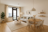 Visualisierung - 2-Zimmer-Wohnung mit großem Balkon