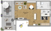 Grundriss - Penthouse mit traumhafter Terrasse!