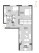 Grundriss - Vermietete Hochparterre-Wohnung mit Balkon direkt an der U-Bahn