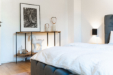 Schlafzimmer - Bezugsfreie, stilvolle Gartenwohnung mit Hobbyraum