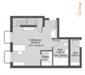 Grundriss UG - Bezugsfreie, stilvolle Gartenwohnung mit Hobbyraum
