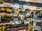 Luftbild - *Verkauft* Gemütliche Terrassenwohnung im ruhigen Innenhof