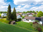 Ansicht Süd - Baugrundstück für DHH am Ortsrand mit Blick über die Felder