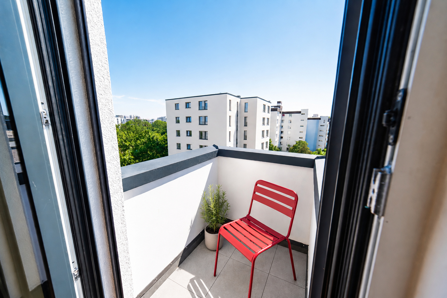 Balkon Visualisierung