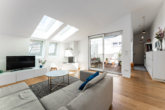 Wohnen - Neuwertige DG-Wohnung mit Terrasse und offenem Grundriss