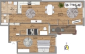 Grundriss - Stil & Charme in ruhiger Innenhoflage